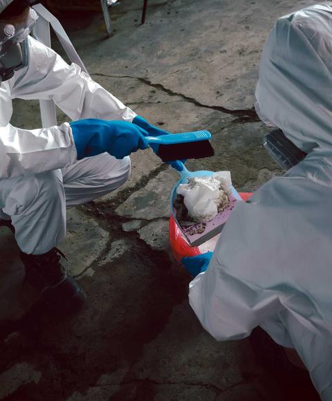 ServiceMaster BioClean employees cleaning