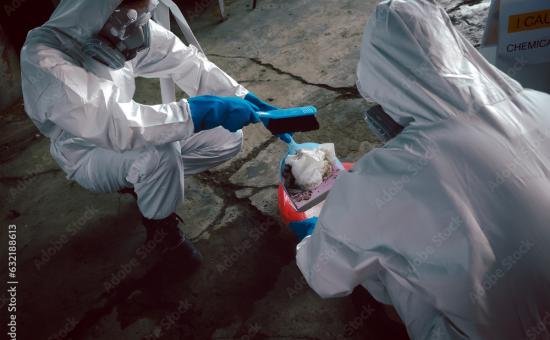 Our teams properly handle all hazardous materials.