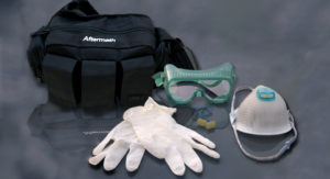 Contents of PPE kit.