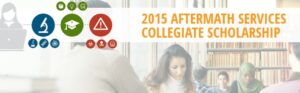 2015 Aftermath Services Collegiate Scholarship.