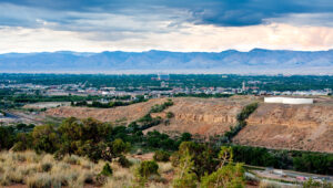 Grand Junction hillside view.