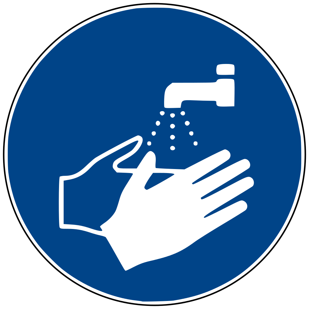 Hand washing icon.
